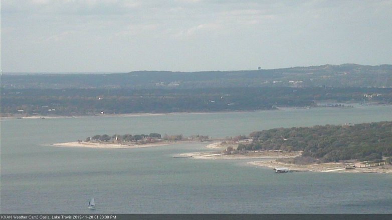 Lake Travis webcam, November 20, 2019 1:25 PM CT
