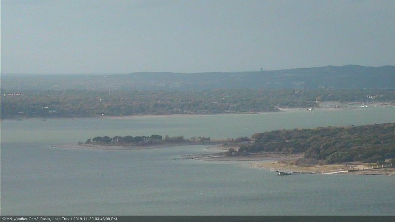 Lake Travis webcam, November 20, 2019 3:45 PM CT