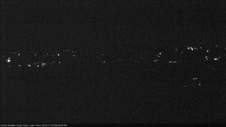 Lake Travis webcam, November 20, 2019 6:45 PM CT