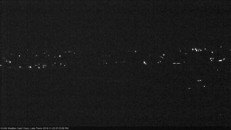 Lake Travis webcam, November 20, 2019 7:25 PM CT