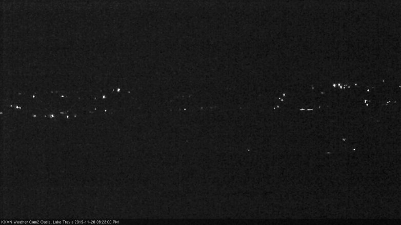 Lake Travis webcam, November 20, 2019 8:25 PM CT