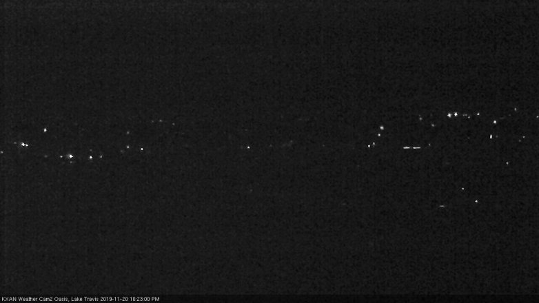 Lake Travis webcam, November 20, 2019 10:25 PM CT