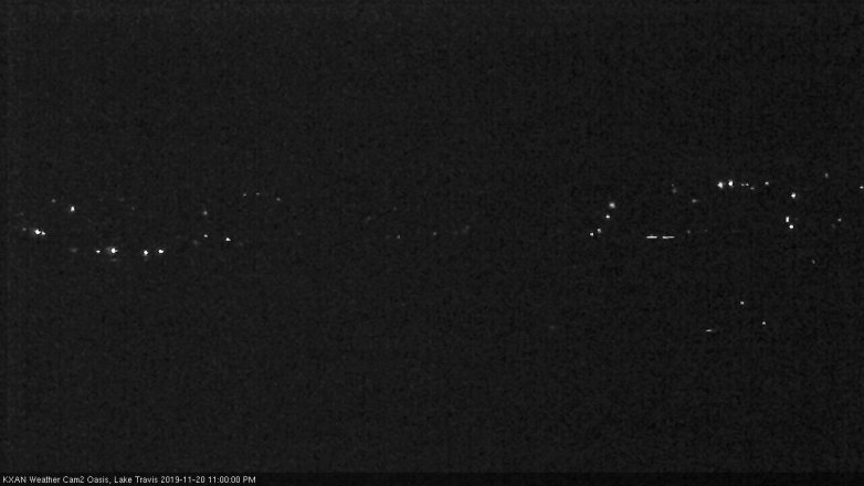 Lake Travis webcam, November 20, 2019 11:00 PM CT