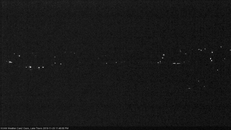 Lake Travis webcam, November 20, 2019 11:45 PM CT