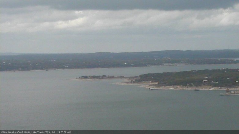 Lake Travis webcam, November 21, 2019 11:25 AM CT