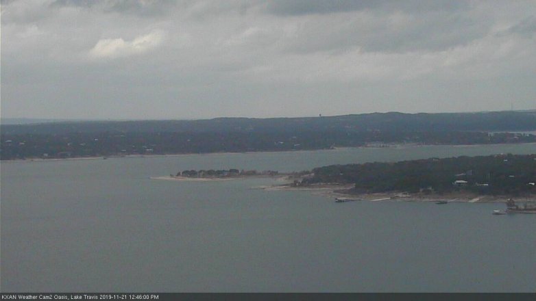 Lake Travis webcam, November 21, 2019 12:45 PM CT