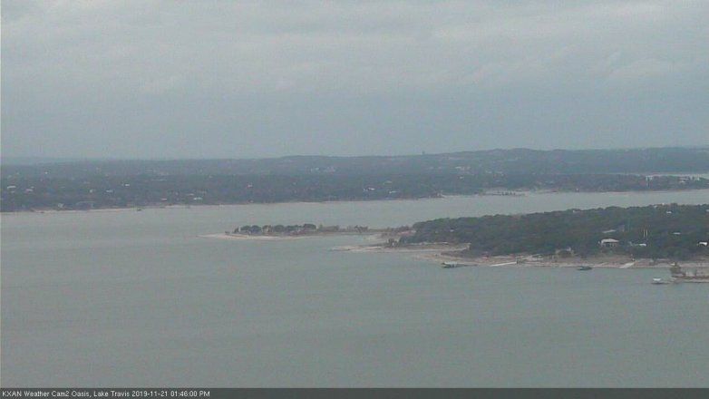 Lake Travis webcam, November 21, 2019 1:45 PM CT