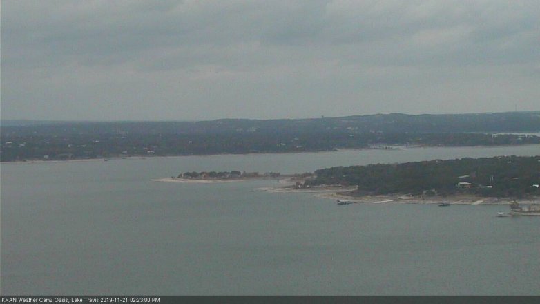 Lake Travis webcam, November 21, 2019 2:25 PM CT