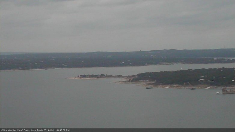 Lake Travis webcam, November 21, 2019 4:45 PM CT