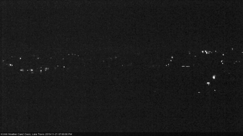 Lake Travis webcam, November 21, 2019 7:00 PM CT