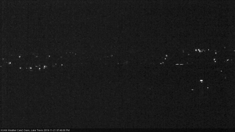 Lake Travis webcam, November 21, 2019 7:45 PM CT