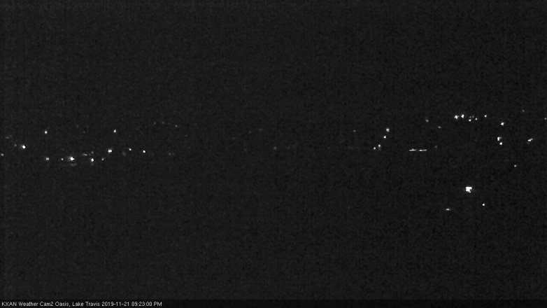 Lake Travis webcam, November 21, 2019 9:25 PM CT