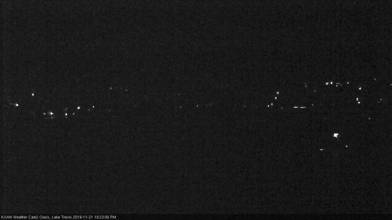 Lake Travis webcam, November 21, 2019 10:25 PM CT