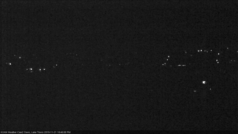 Lake Travis webcam, November 21, 2019 10:45 PM CT