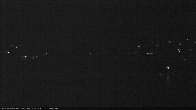 Lake Travis webcam, November 21, 2019 11:45 PM CT