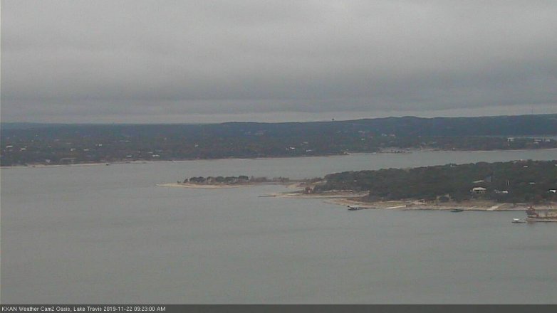 Lake Travis webcam, November 22, 2019 9:25 AM CT