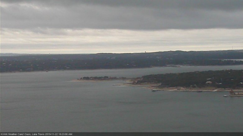 Lake Travis webcam, November 22, 2019 10:25 AM CT