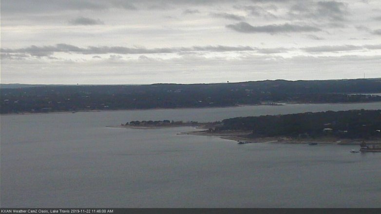 Lake Travis webcam, November 22, 2019 11:45 AM CT