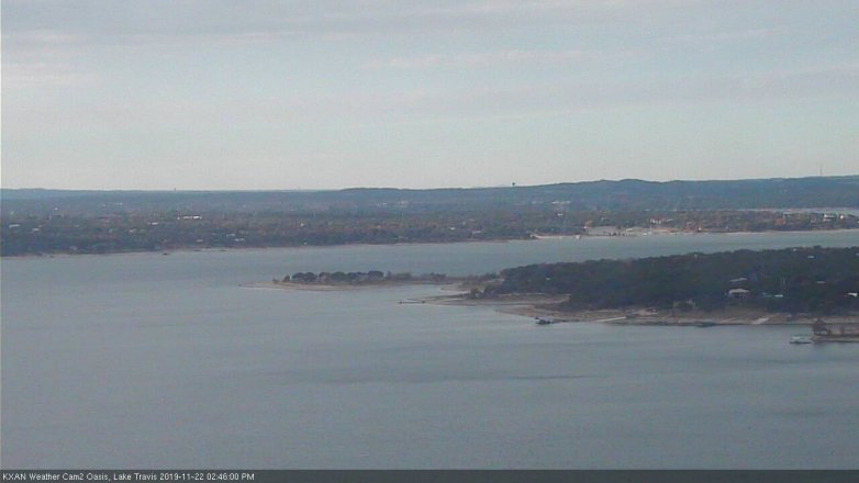 Lake Travis webcam, November 22, 2019 2:45 PM CT