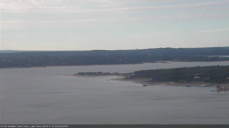 Lake Travis webcam, November 22, 2019 3:25 PM CT