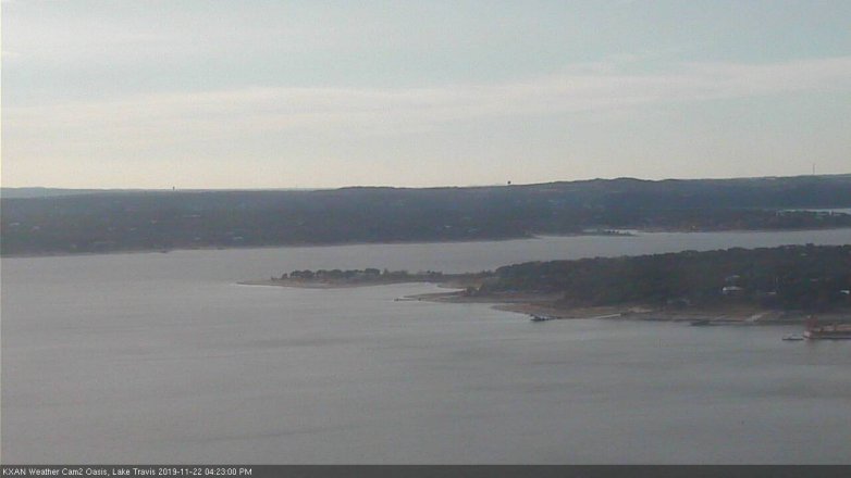Lake Travis webcam, November 22, 2019 4:25 PM CT