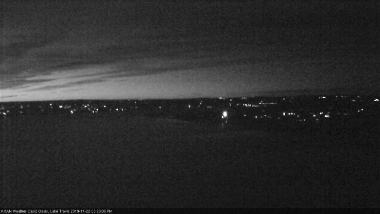 Lake Travis webcam, November 22, 2019 6:25 PM CT
