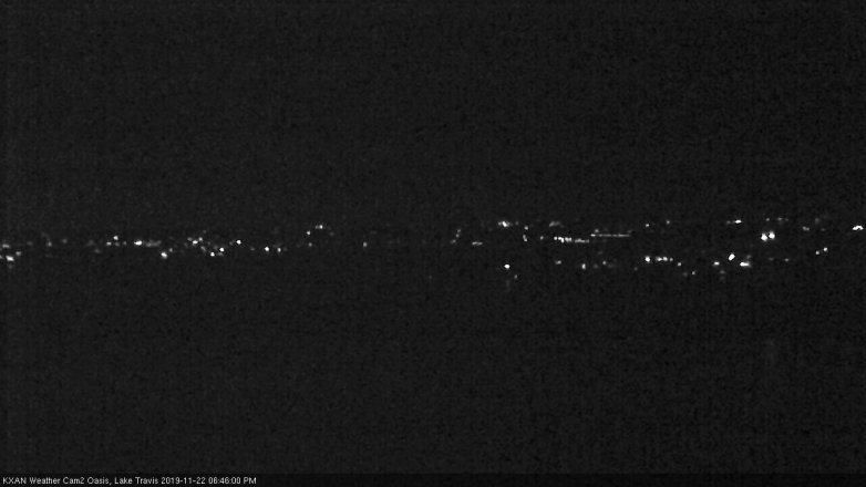 Lake Travis webcam, November 22, 2019 6:45 PM CT