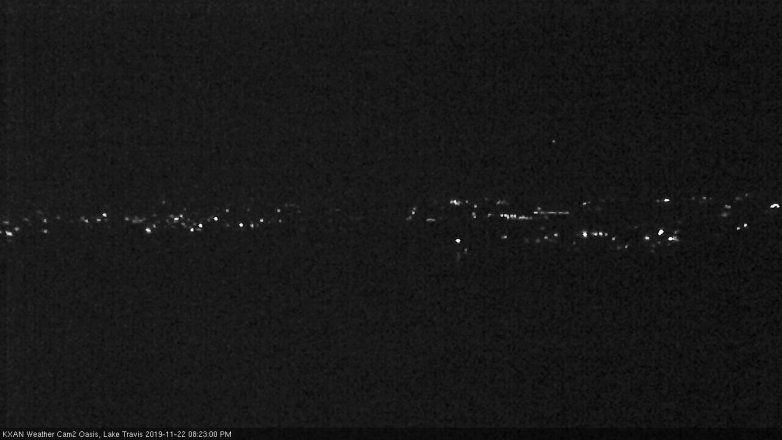 Lake Travis webcam, November 22, 2019 8:25 PM CT