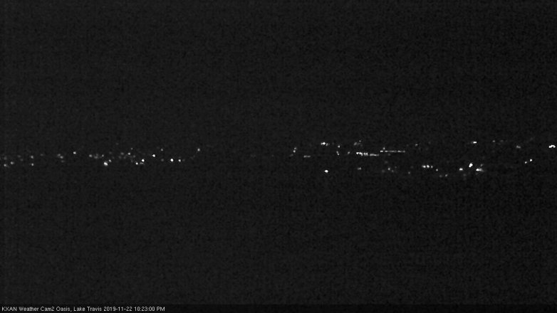 Lake Travis webcam, November 22, 2019 10:25 PM CT