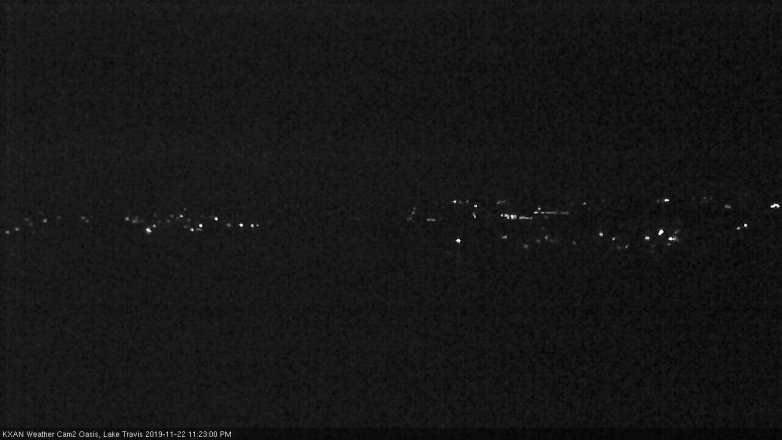 Lake Travis webcam, November 22, 2019 11:25 PM CT