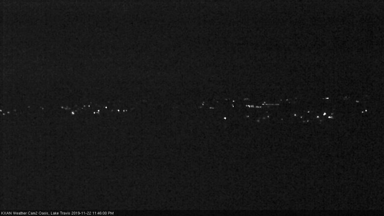 Lake Travis webcam, November 22, 2019 11:45 PM CT