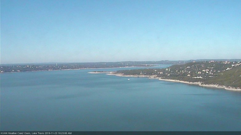 Lake Travis webcam, November 23, 2019 10:25 AM CT