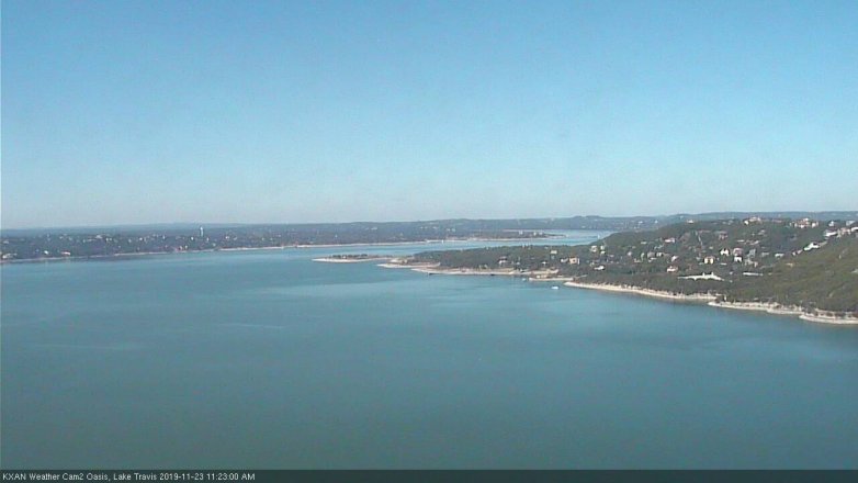 Lake Travis webcam, November 23, 2019 11:25 AM CT