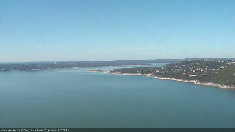 Lake Travis webcam, November 23, 2019 12:25 PM CT