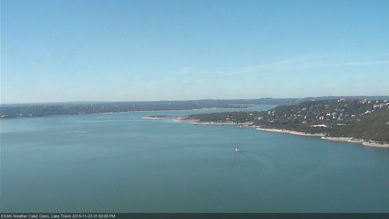 Lake Travis webcam, November 23, 2019 1:00 PM CT