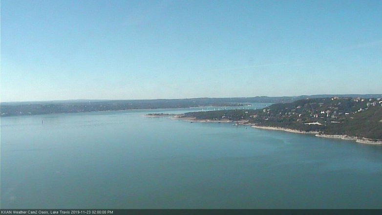 Lake Travis webcam, November 23, 2019 2:00 PM CT