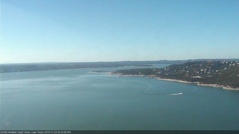 Lake Travis webcam, November 23, 2019 2:25 PM CT