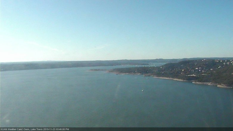 Lake Travis webcam, November 23, 2019 3:45 PM CT