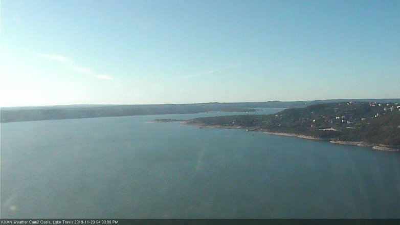 Lake Travis webcam, November 23, 2019 4:00 PM CT
