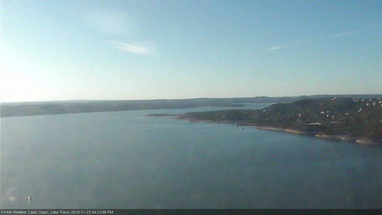 Lake Travis webcam, November 23, 2019 4:25 PM CT