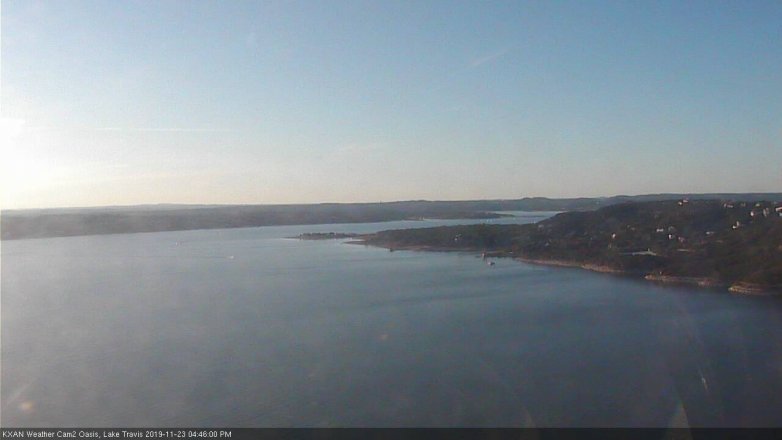 Lake Travis webcam, November 23, 2019 4:45 PM CT