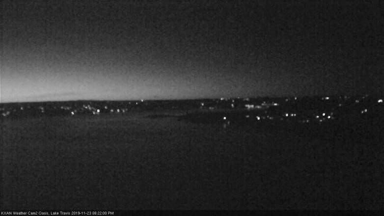 Lake Travis webcam, November 23, 2019 6:25 PM CT