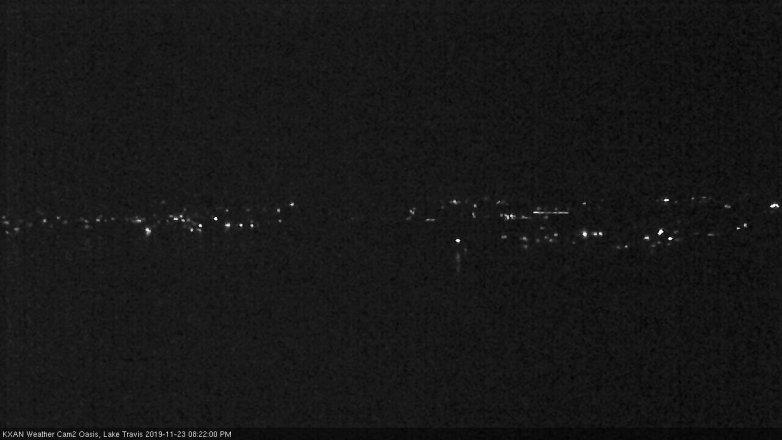 Lake Travis webcam, November 23, 2019 8:25 PM CT