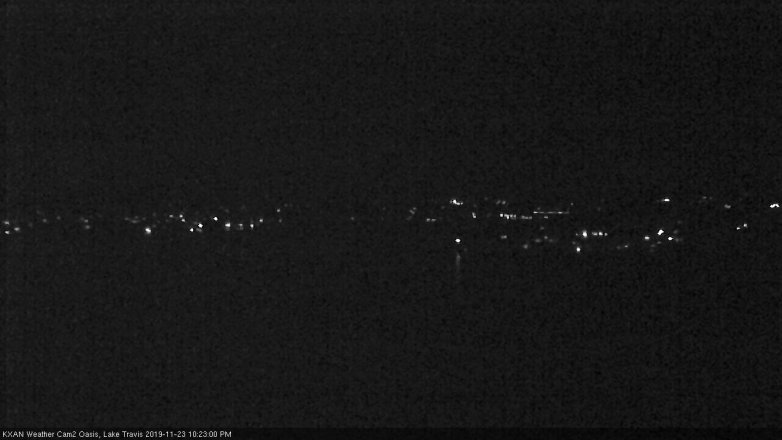Lake Travis webcam, November 23, 2019 10:25 PM CT