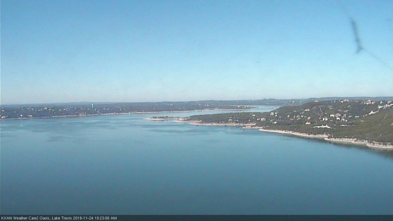 Lake Travis webcam, November 24, 2019 10:25 AM CT