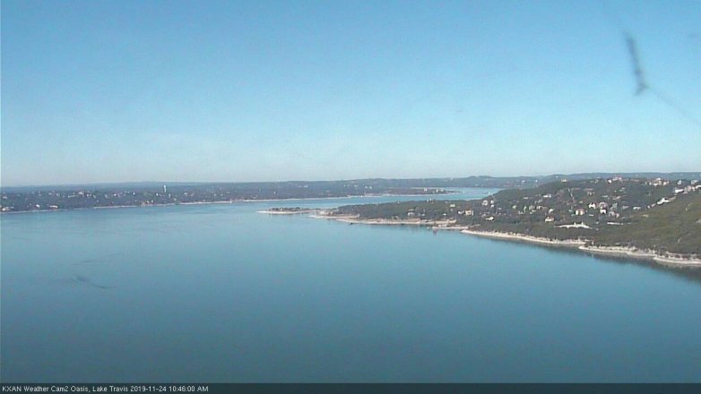 Lake Travis webcam, November 24, 2019 10:45 AM CT