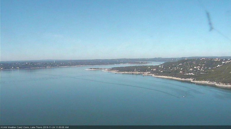 Lake Travis webcam, November 24, 2019 11:00 AM CT