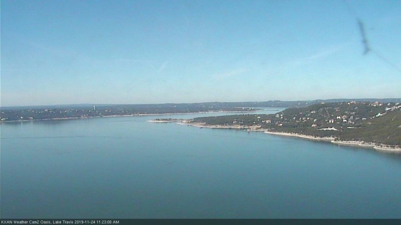 Lake Travis webcam, November 24, 2019 11:25 AM CT
