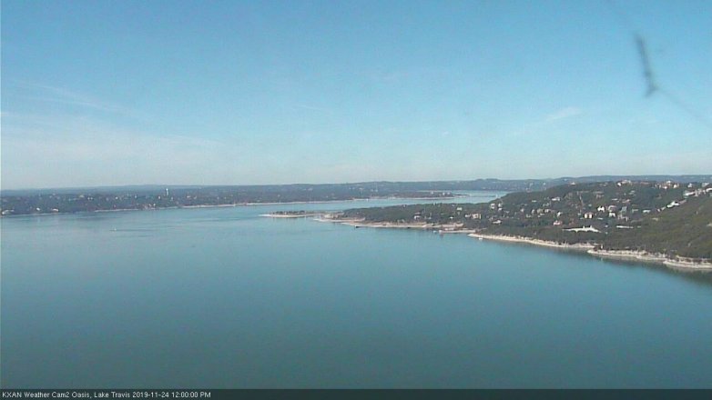 Lake Travis webcam, November 24, 2019 12:00 PM CT