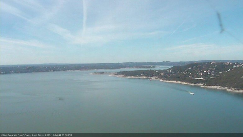 Lake Travis webcam, November 24, 2019 1:00 PM CT
